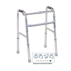 OkaeYa Premium Imported Light weight Aluminum Height Adjustable Reciprocal Folding Walker 2
